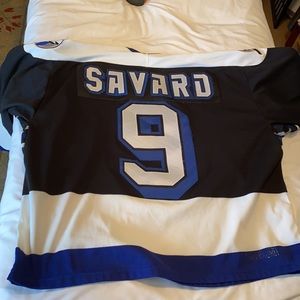vintage Savard Tampa Bay Lightning Jersey - Adult XL